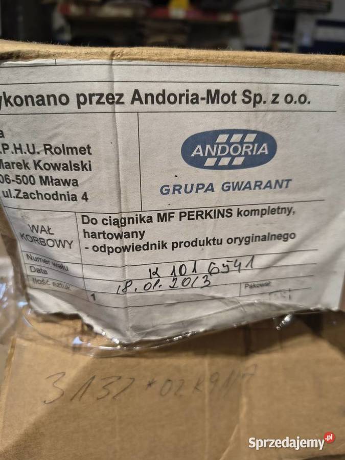 Wał kompletny mf Perkins ursus 3p Andoria sprzedam