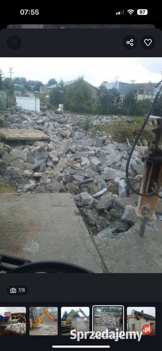 Wyburzenia rozbiórka kucie młotem posadzek Rozbiórki i wyburzenia Świdnica