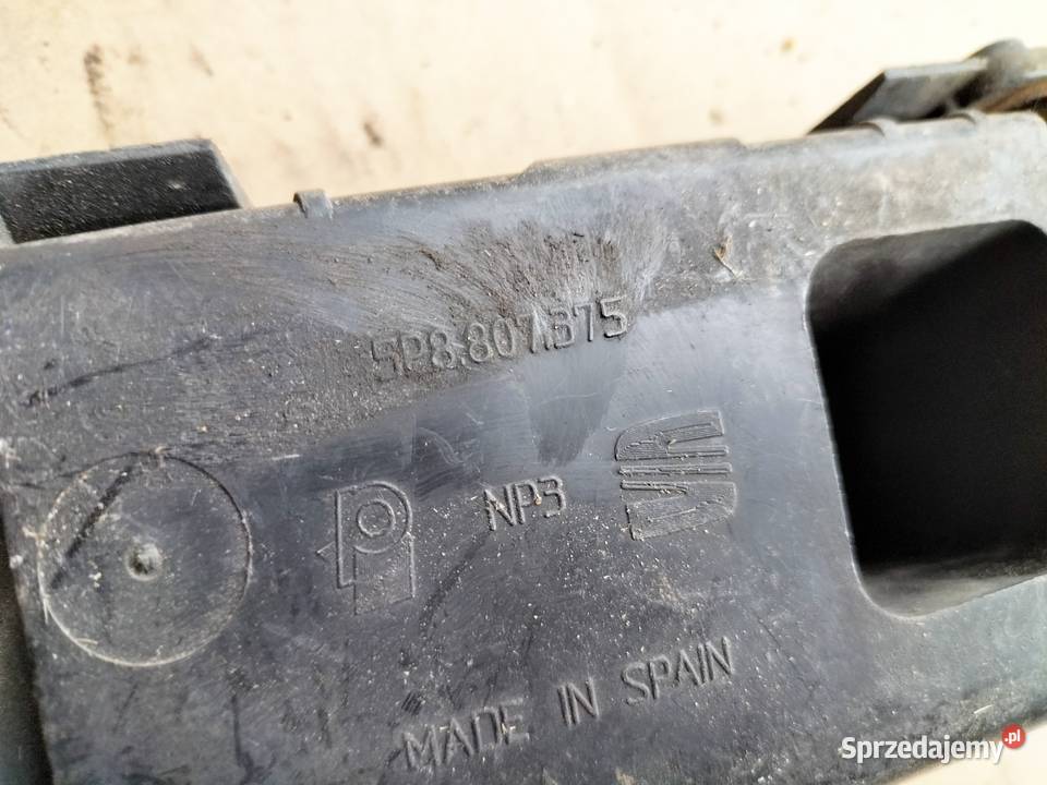 SEAT ALTEA 5P8807375 ŚLIZG UCHWYT ZDERZAKA LEWY