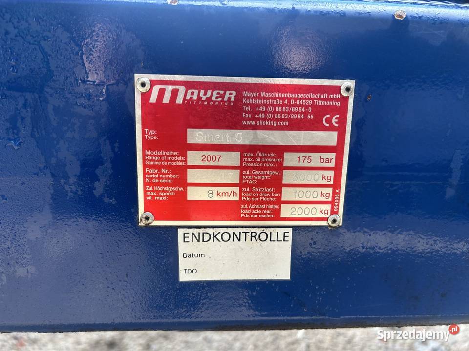 Paszowóz sano 5m3 Mońki