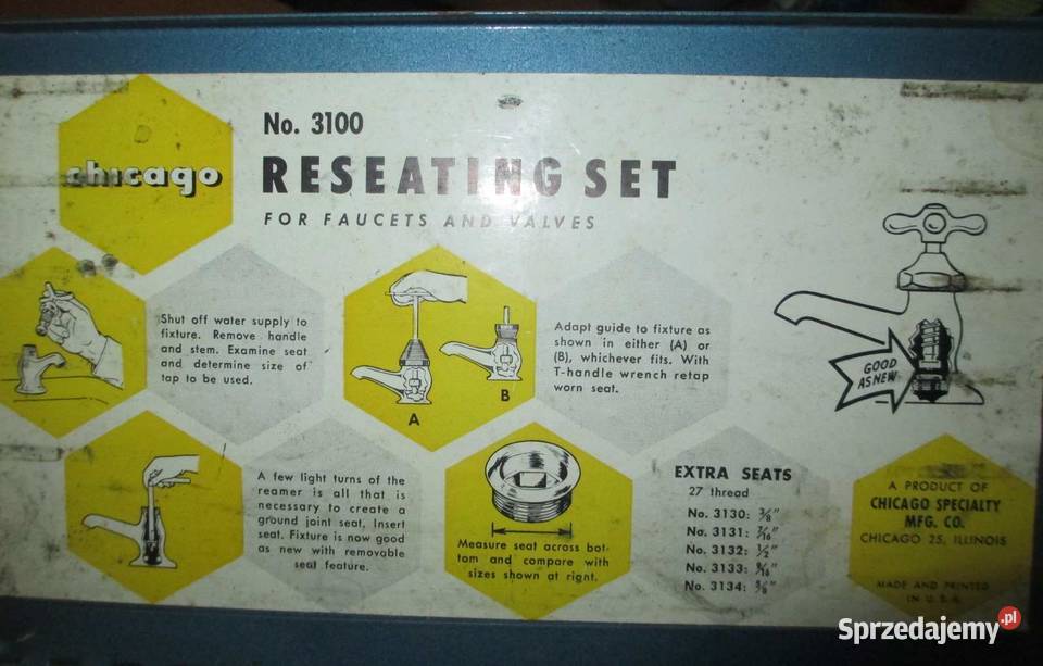 Frezy do gniazd baterii wodociągowych małopolskie