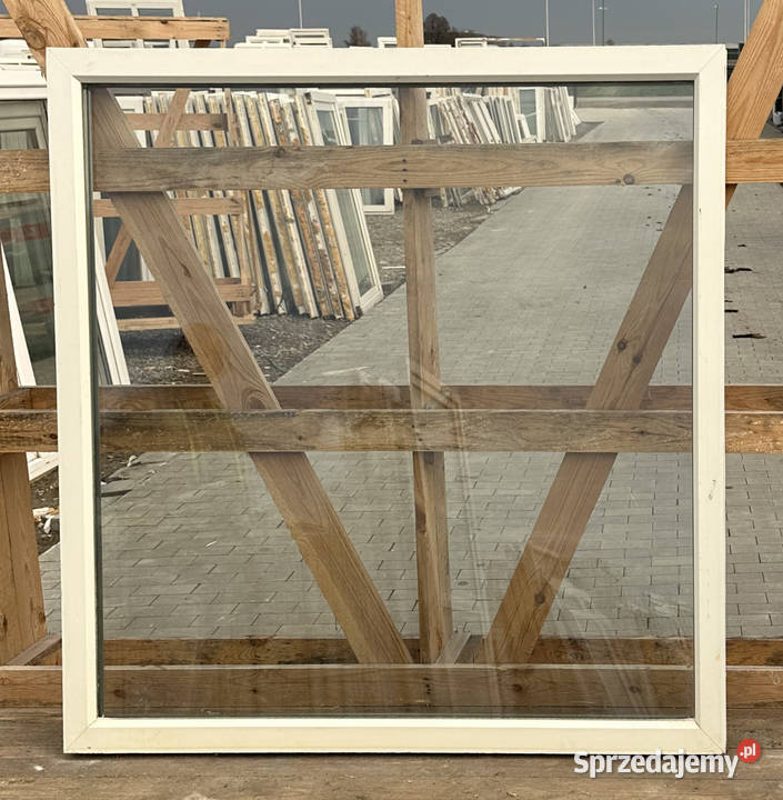 OKNA KacprzaK Witryna 134X131 FIX Używany PCV