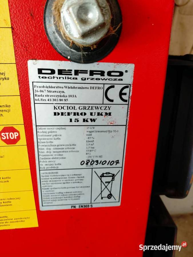 KOCIOŁ PIEC DEFRO Radgoszcz