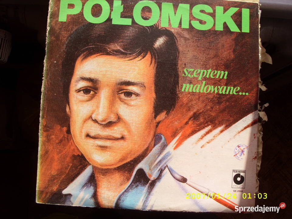 JERZY POŁOMSKISZEPTEM MALOWANE Muza SX 2000 1 płyta dolnośląskie Wołów