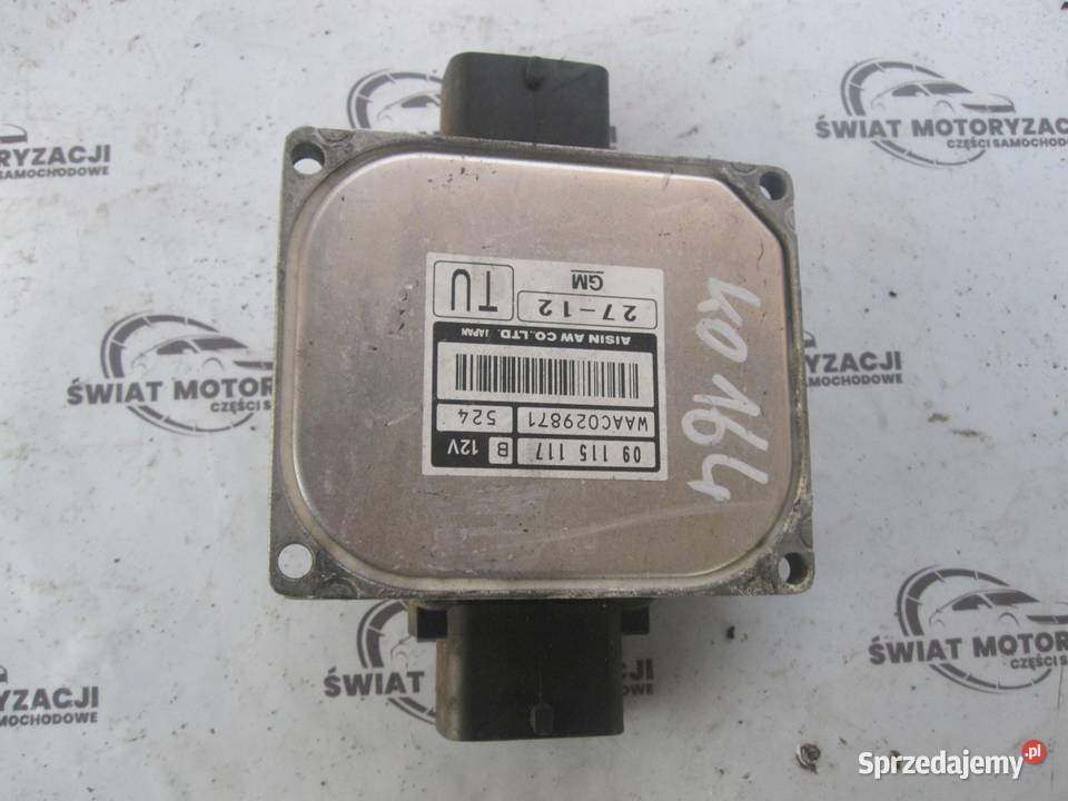 OPEL CORSA 12 75 sterownik skrzyni 09115117