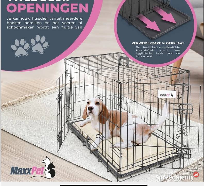 klatka dla psa MaxxPet z kratą 91/57 /64