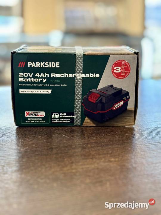 Akumulator LiIon Parkside 20 V 4 Ah Elbląg