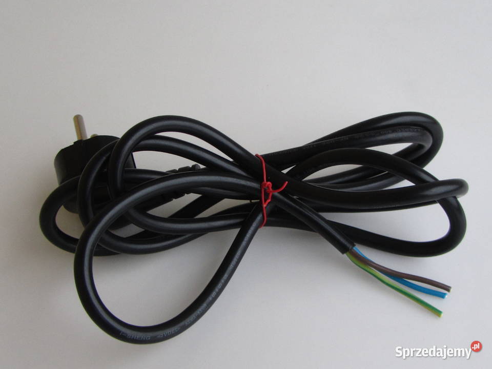 Kabel czarny długość 16 m 3 x 075 mm2 Części i akcesoria