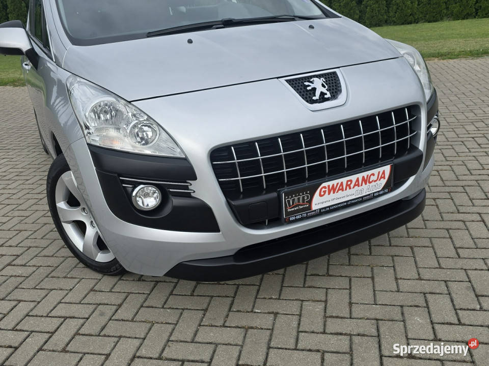 Peugeot 3008 16Turbo benz AutomatNaviPanorama srebrny łódzkie Kutno