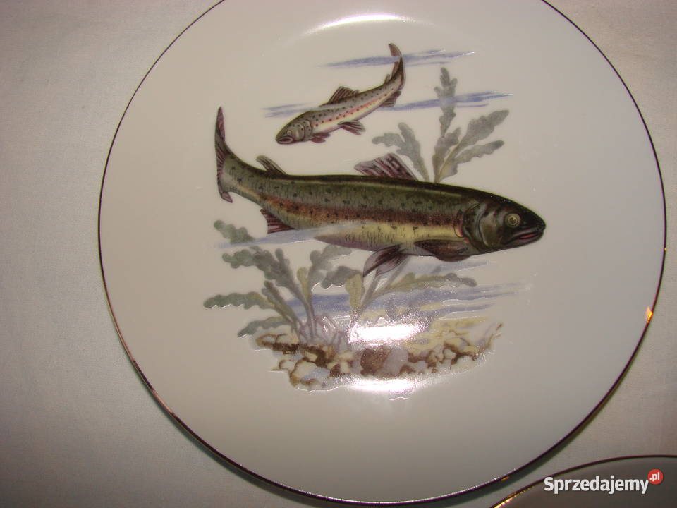 Kahla talerz ryby Pruszcz Gdański