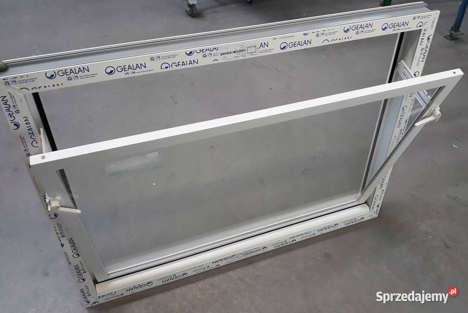 Nowe okna gospodarcze PCV uchylne bez metalu Gutowo