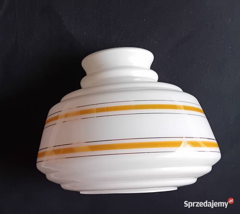 Klosz do lampy art deco szkło warstwowe Koźminek