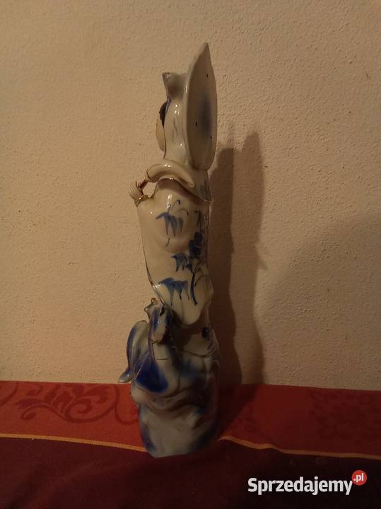 Duża chińska bogini obfitości ze smokiem sprzedam