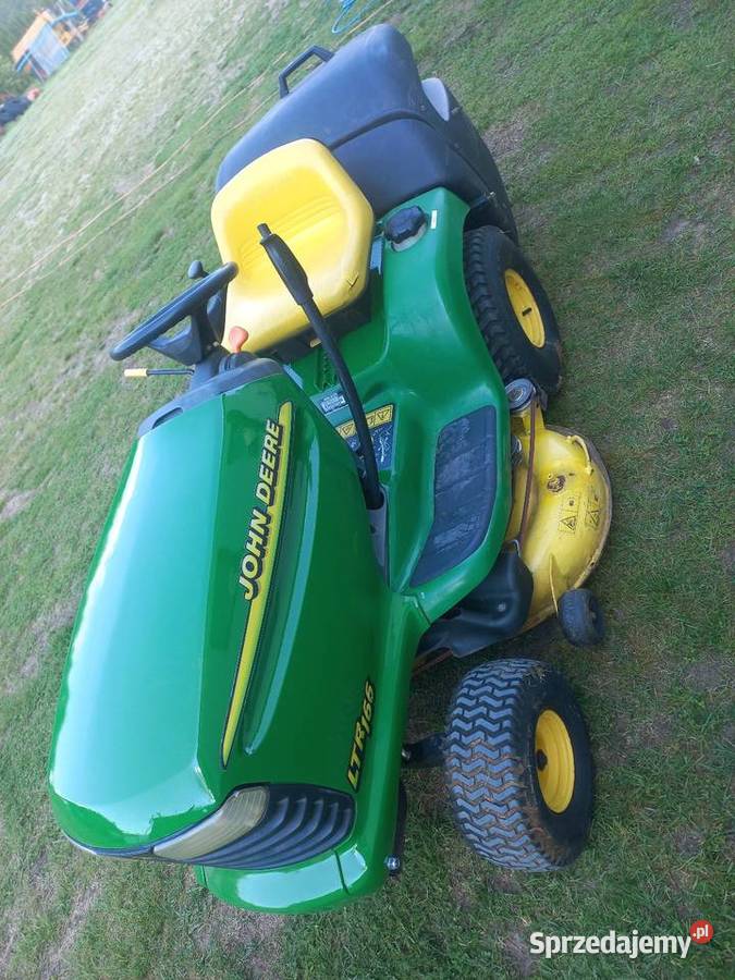 Traktorek kosarka John deere 166