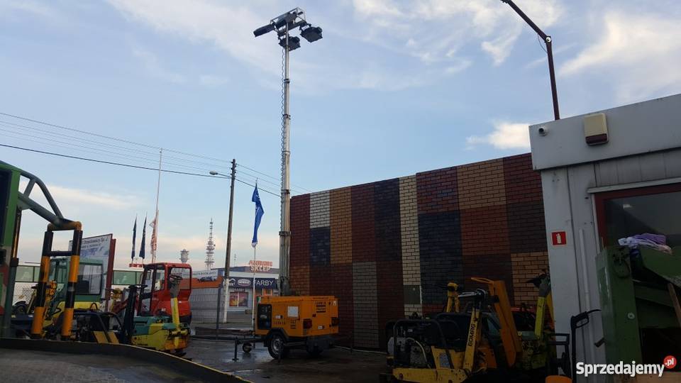 Maszt Oświetleniowy Wieża 4 x 1000W 9metrów Poznań wynajem