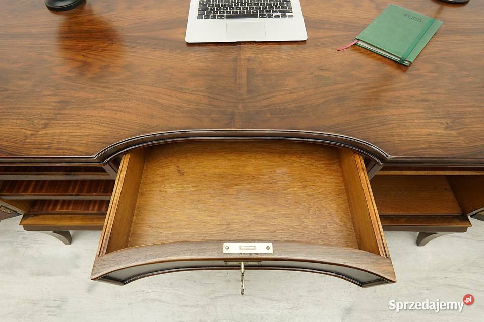 Zabytkowe biurko z lat 20tych renowacji wielkopolskie Jerka