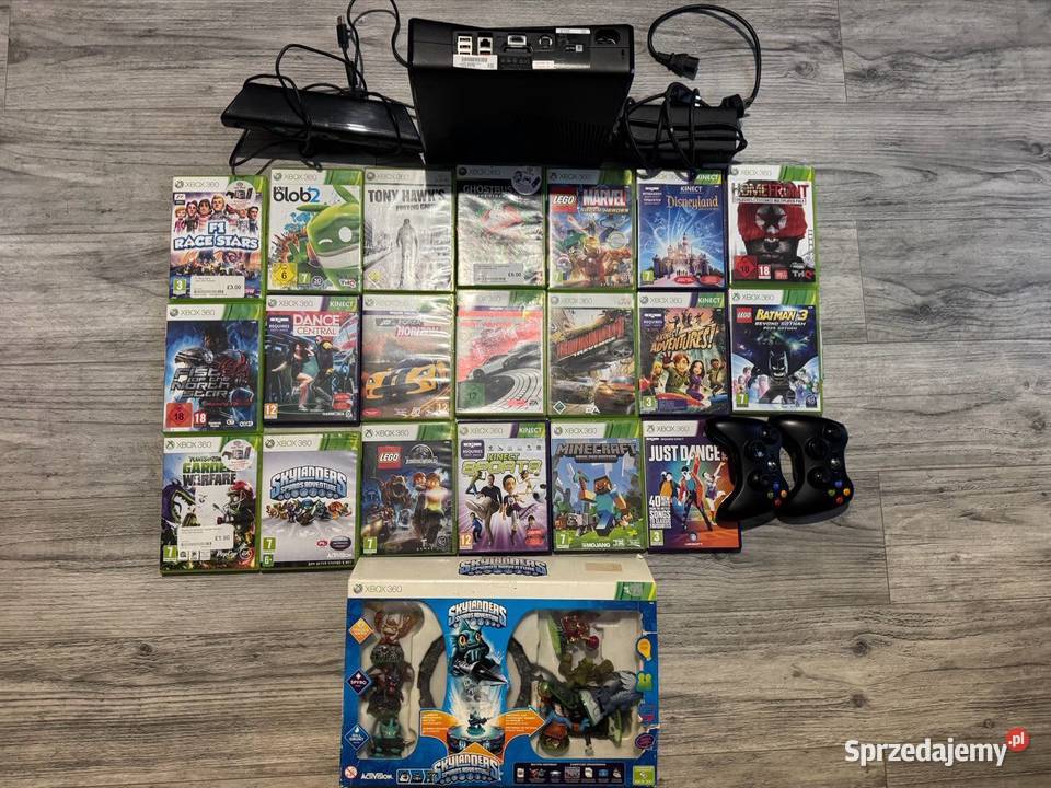 Konsola XBOX 360 Kinect SKYlanders oryginał Szczedrzyk