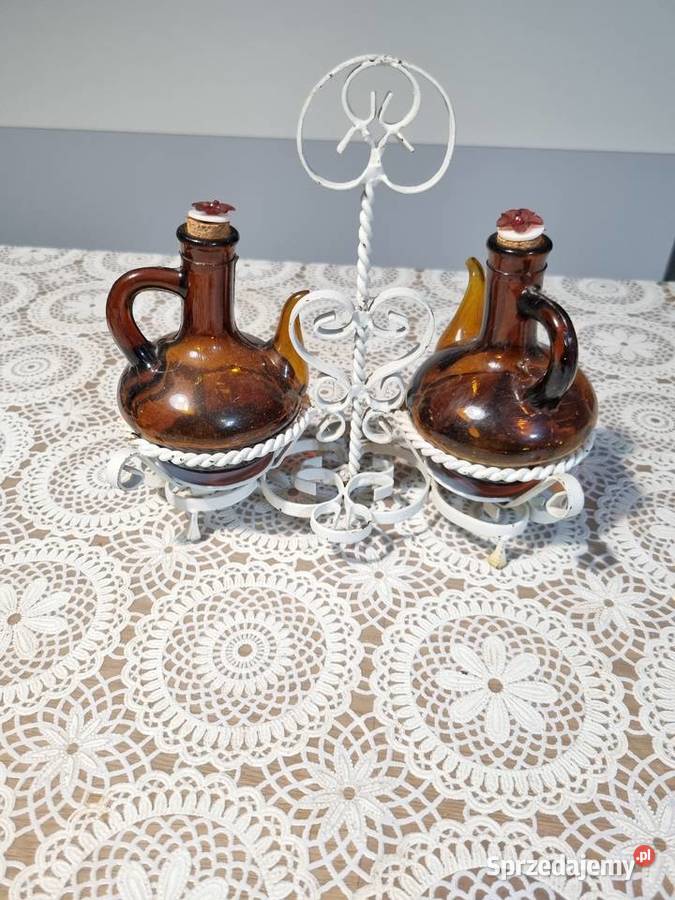Zestaw do oliwy i vinegre Vintage Wola Podłężna sprzedam