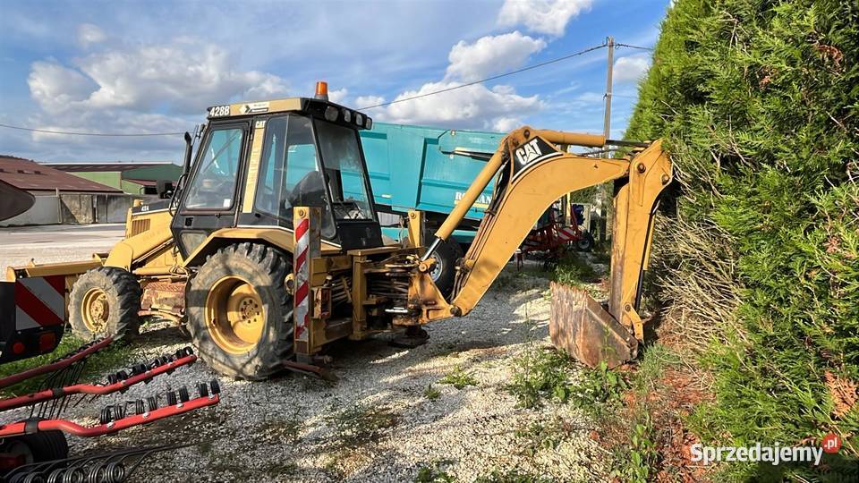 Koparko ładowarka cat 428b ładny łódzkie Wieluń sprzedam