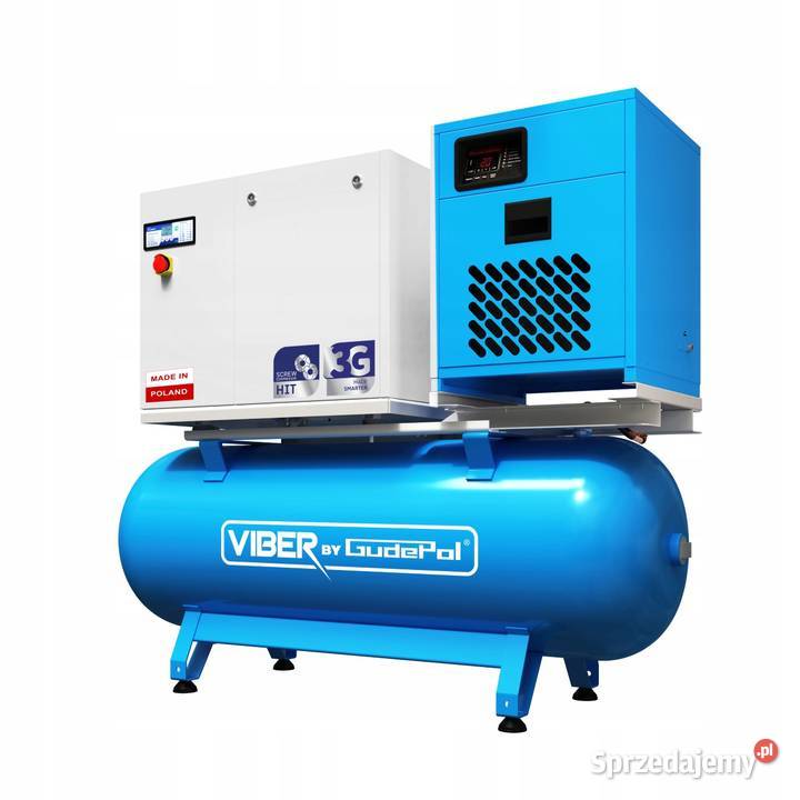 KOMPRESOR ŚRUBOWY VIBERSYSTEM 10B300L 270L 750LM Mikołów