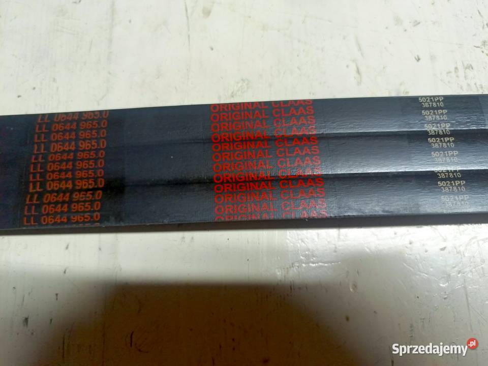 Pas pasek oryginał Claas Lexion 06449650 podlaskie Kuźnica