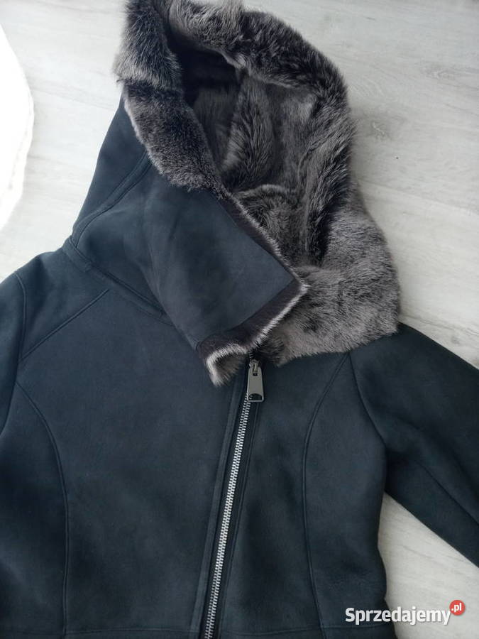 Kożuch naturalny nowy grafit pomorskie sprzedam