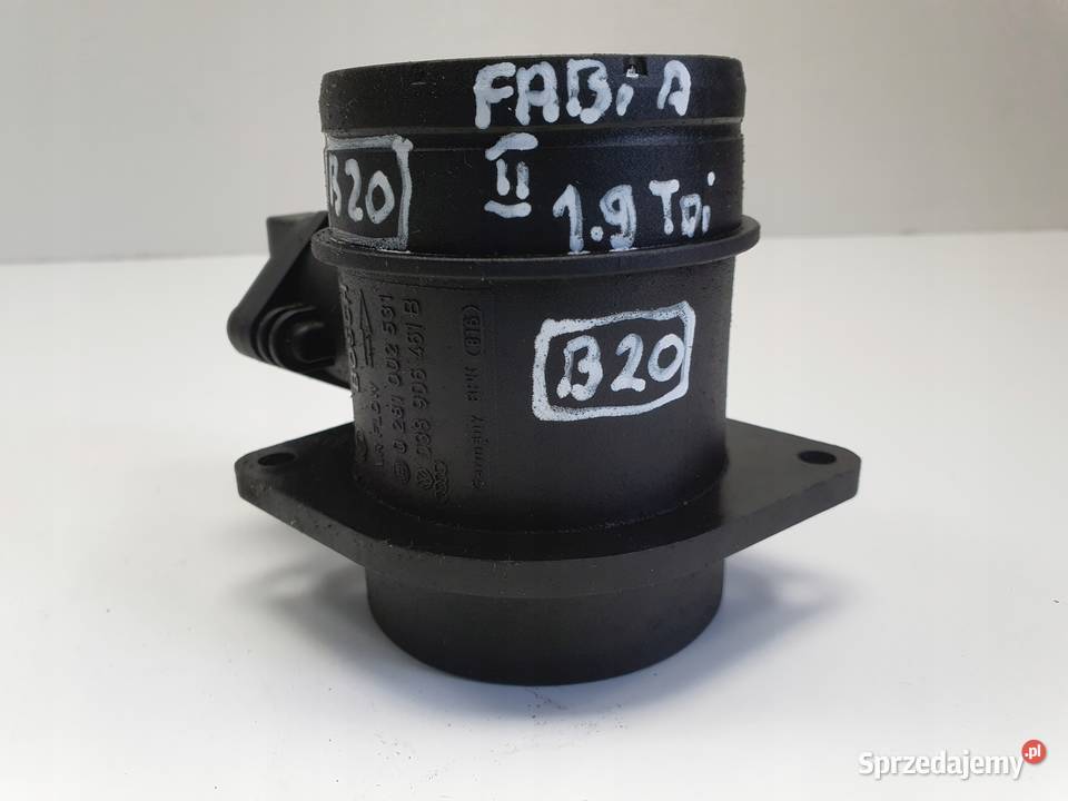 PRZEPŁYWOMIERZ Skoda Fabia II 19 TDI POWIETRZA osobowe Rudka