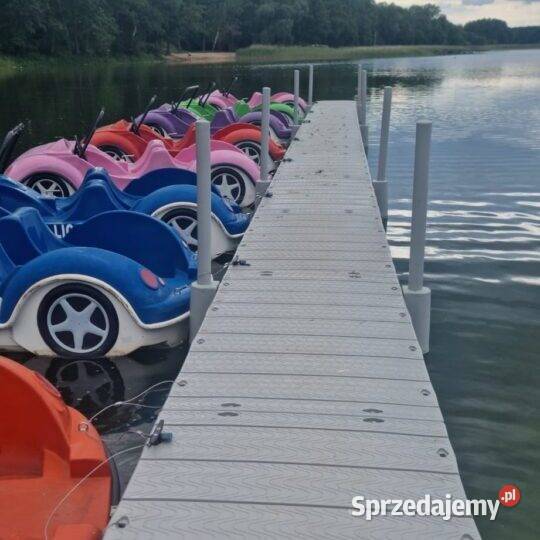 POMOST PŁYWAJĄCY POMOST MODUŁOWY 18m2 PLATFORMA Sporty wodne Poznań