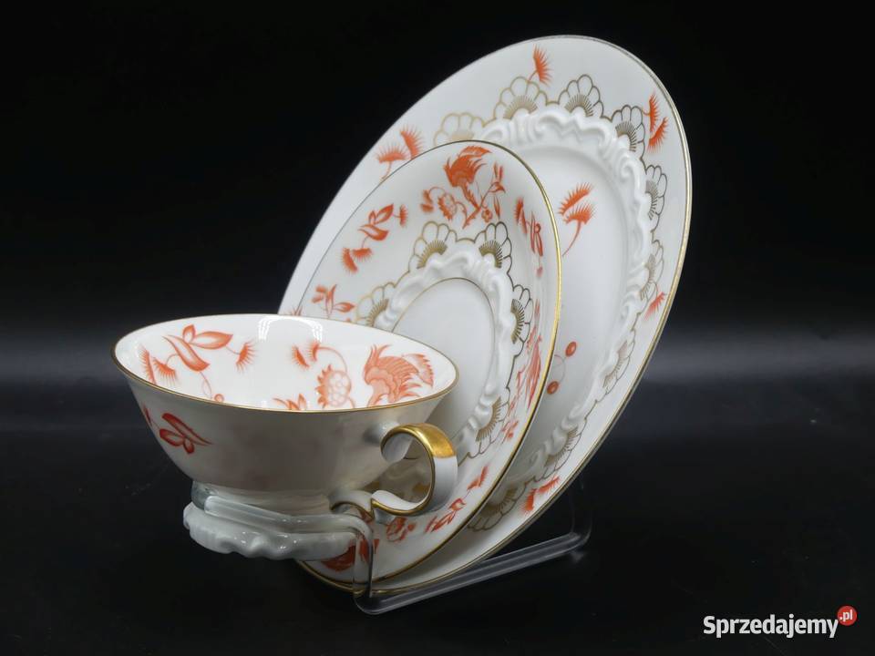 Komplet śniadaniowy Sorau Żary piękne reliefy Poznań