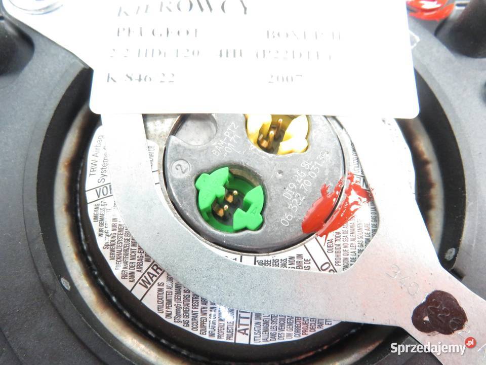 PODUSZKA KIEROWCY PEUGEOT BOXER II 07854862440