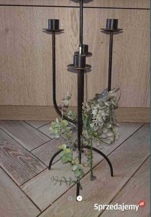 Świecznik Kandelabr łódzkie Łódź