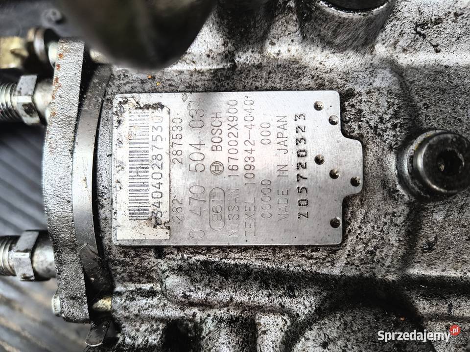 Pompa wtryskowa vp44 Nissan Terrano Patrol ZD30 terenowe