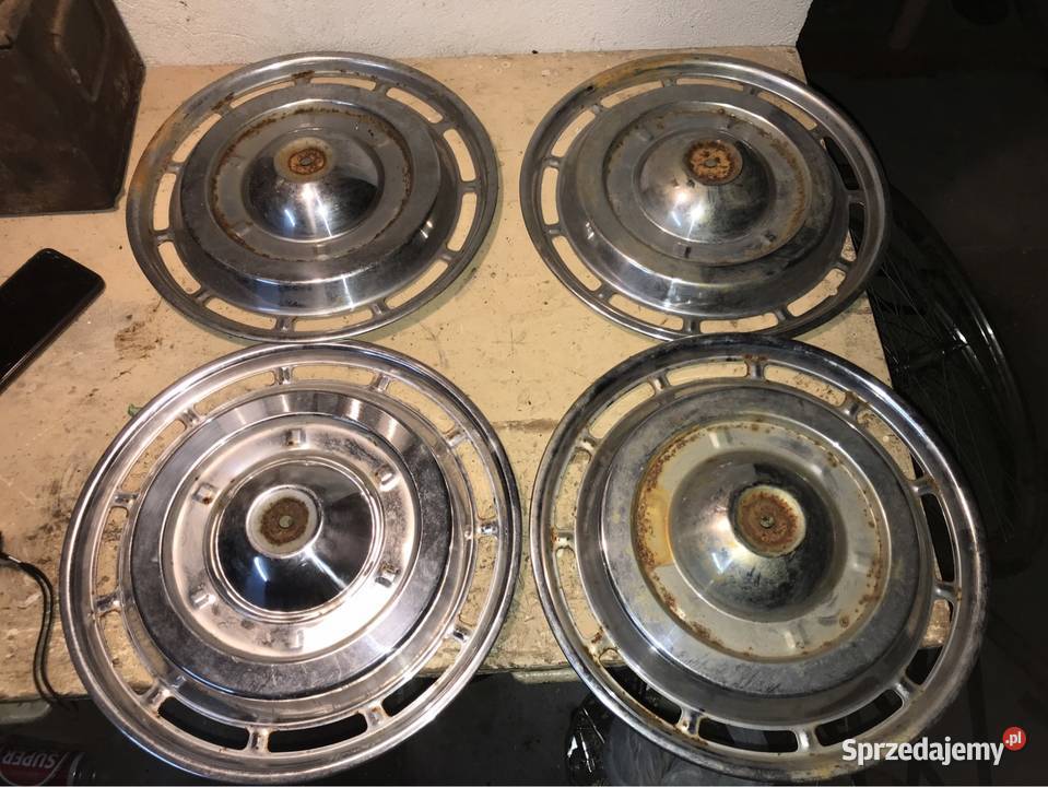 GAZ 21 Wołga Kołpaki Dekle Radzieckie Chrom