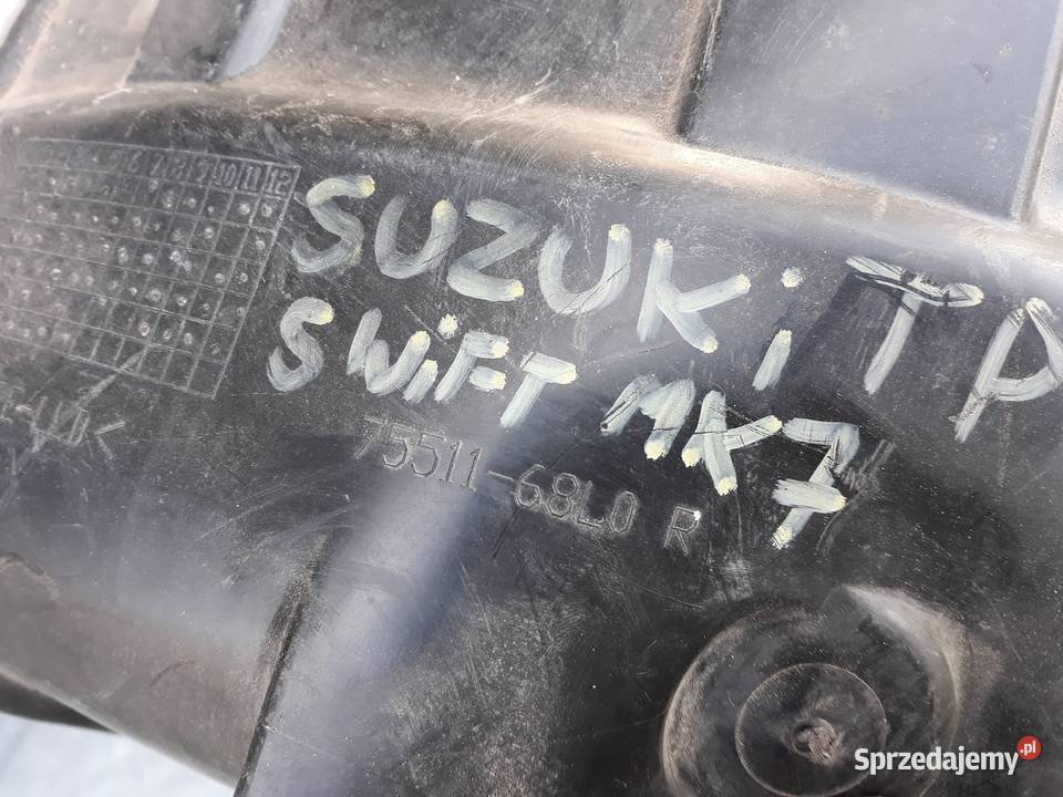 SUZUKI SWIFT MK7 NADKOLE PRAWE TYLNE PRAWY TYŁ Międzychód