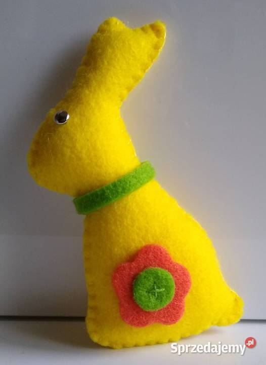 Zając Zajączek Wielkanoc Filc Handmade Gdańsk
