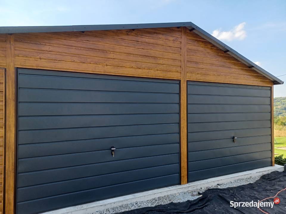 Garaż Blaszany Drewnopodobny 6x6 Garaże Blaszane Goleniów