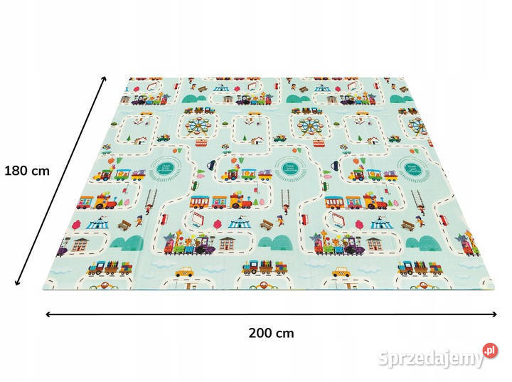 DUŻA MATA EDUKACYJNA DWUSTRONNA LIONELO ROBBY Baranowo