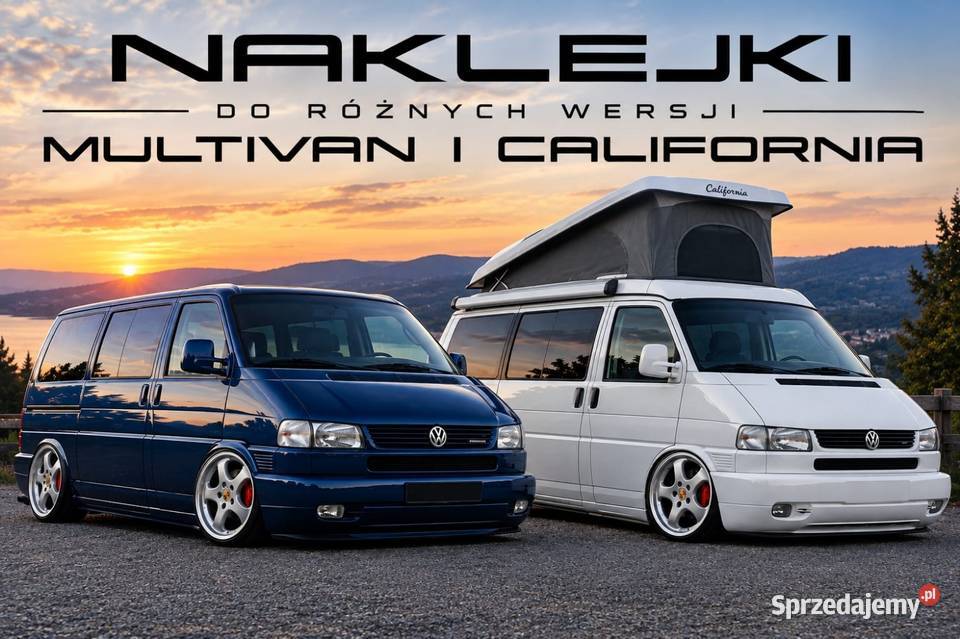 Naklejki do różnych wersji VW T4 Multivan i Chojnice