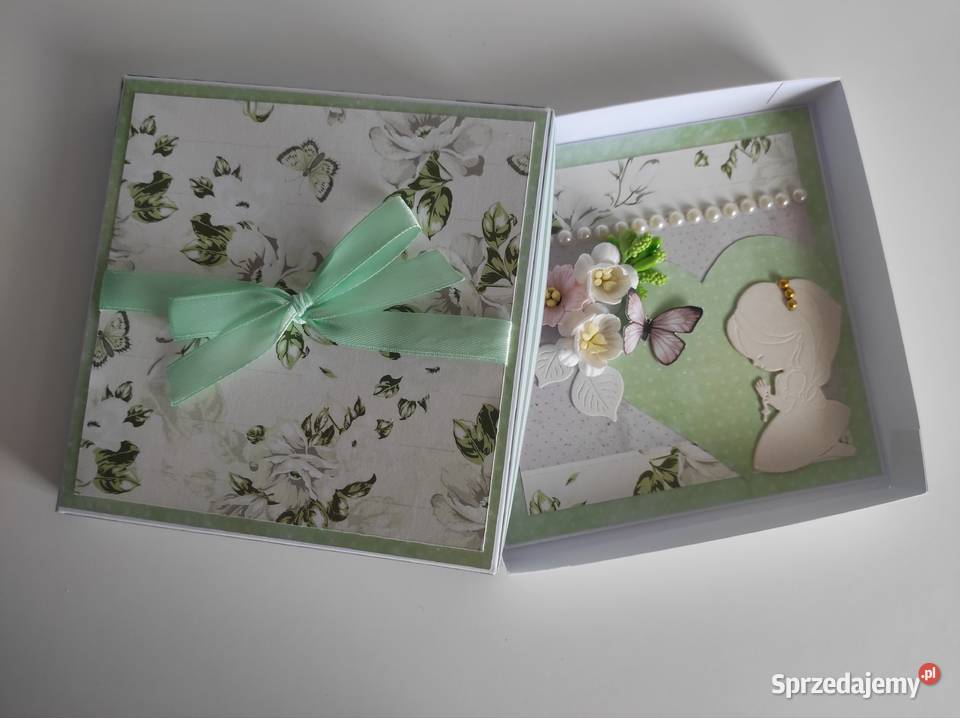 Kartka ręcznie robiona na Komunię Świętą z łódzkie Łódź sprzedam