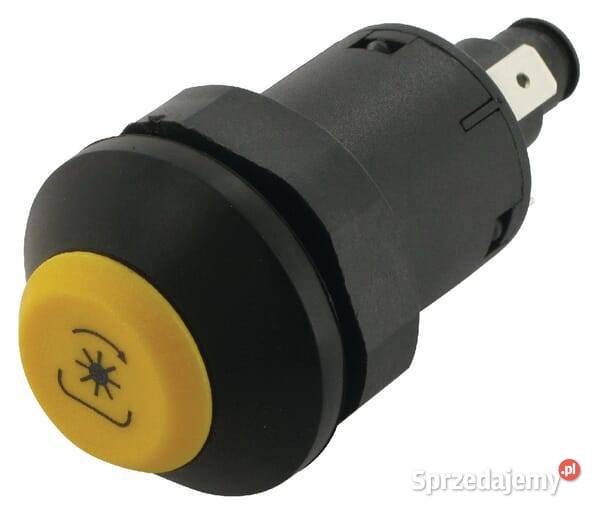 Przełącznik przyciskowy wału WOM okrągły żółty małopolskie Kamionna