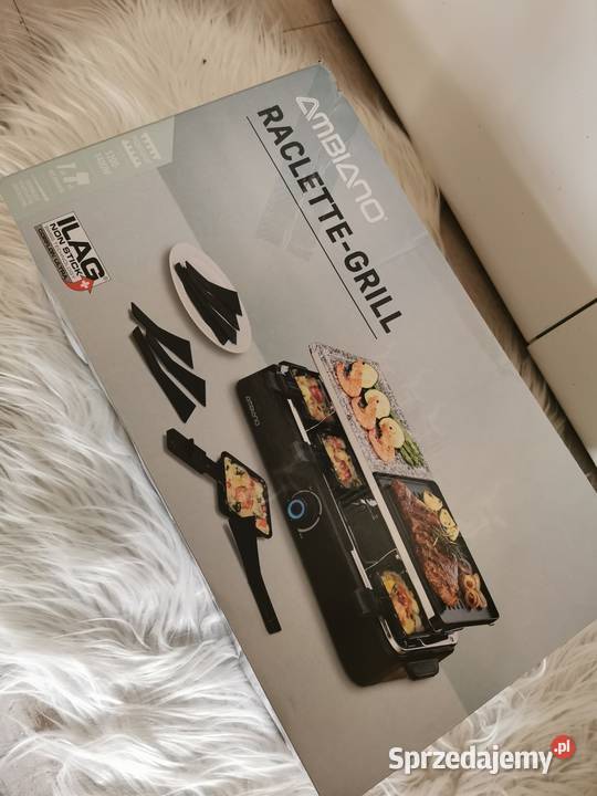 Grill elektryczny Raclette stołowy 1400W na 8 wielkopolskie Ostrzeszów
