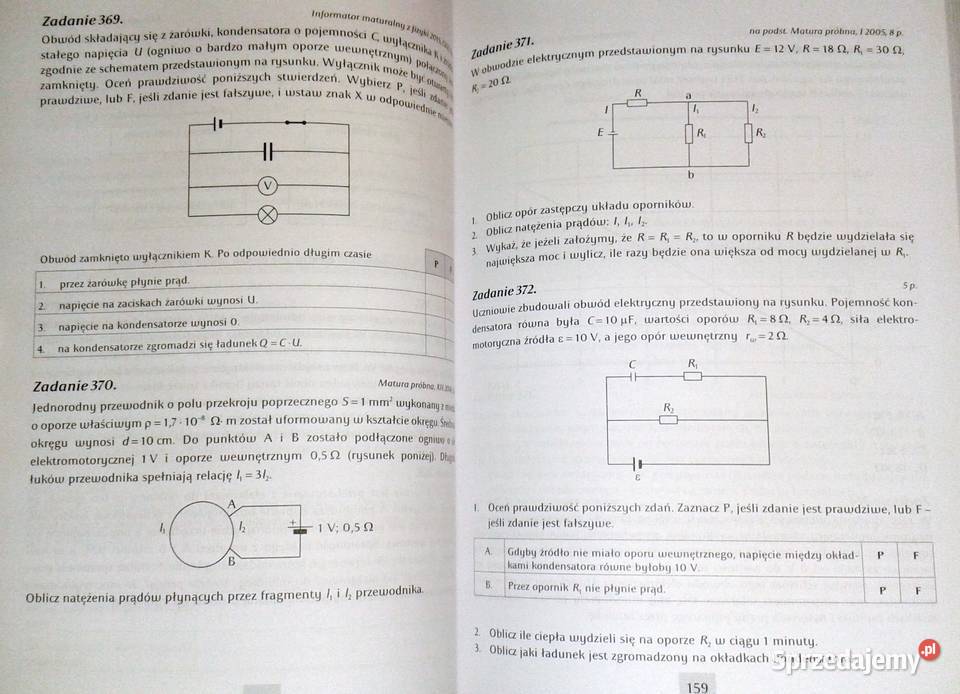 Fizyka Zbiór zadań maturalnych Alfred Ortyl Chełm