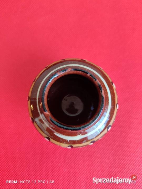 Stara brązowa ceramika PRL vintage do renowacji śląskie Katowice