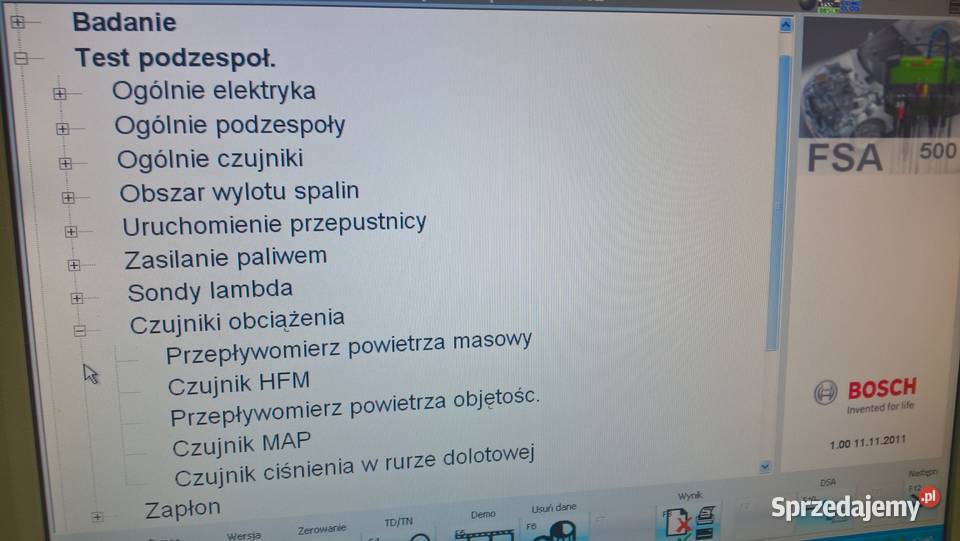 FSA 500 1687430008 zestaw z czujnikiem ciśnienia śląskie Bielsko-Biała