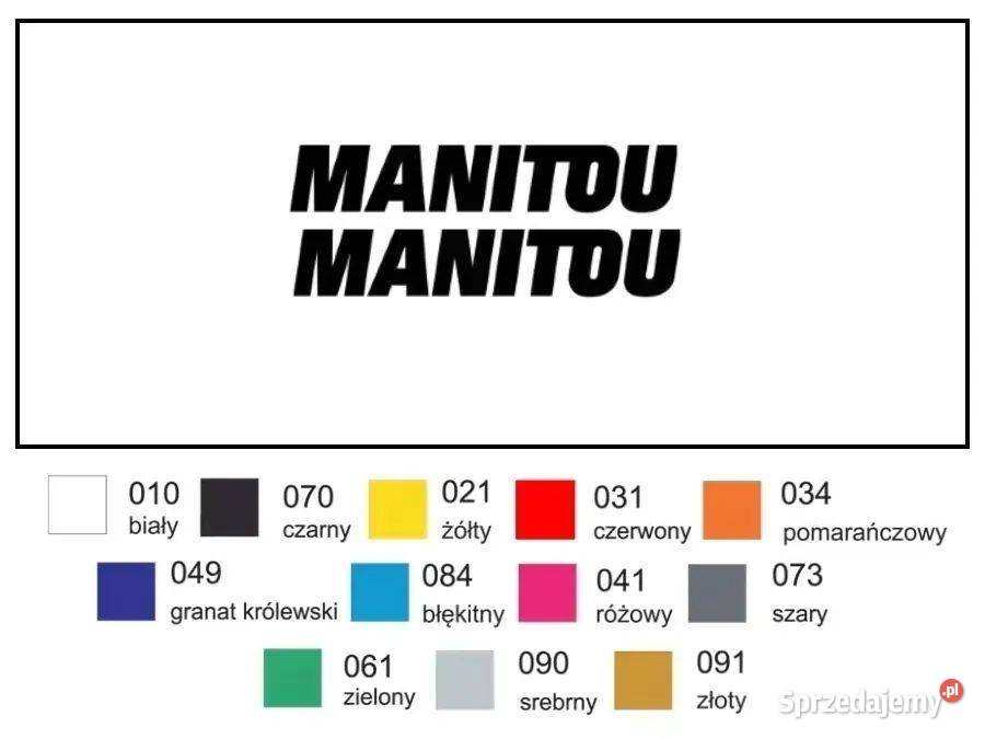Naklejka wlepka MANITOU 49 2 Zamiennik Janików