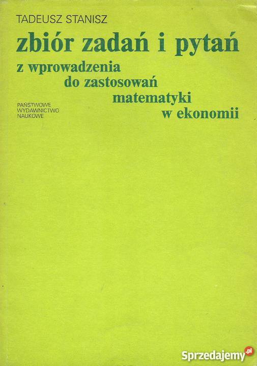 zbiór zadań i pytań T Stanisz