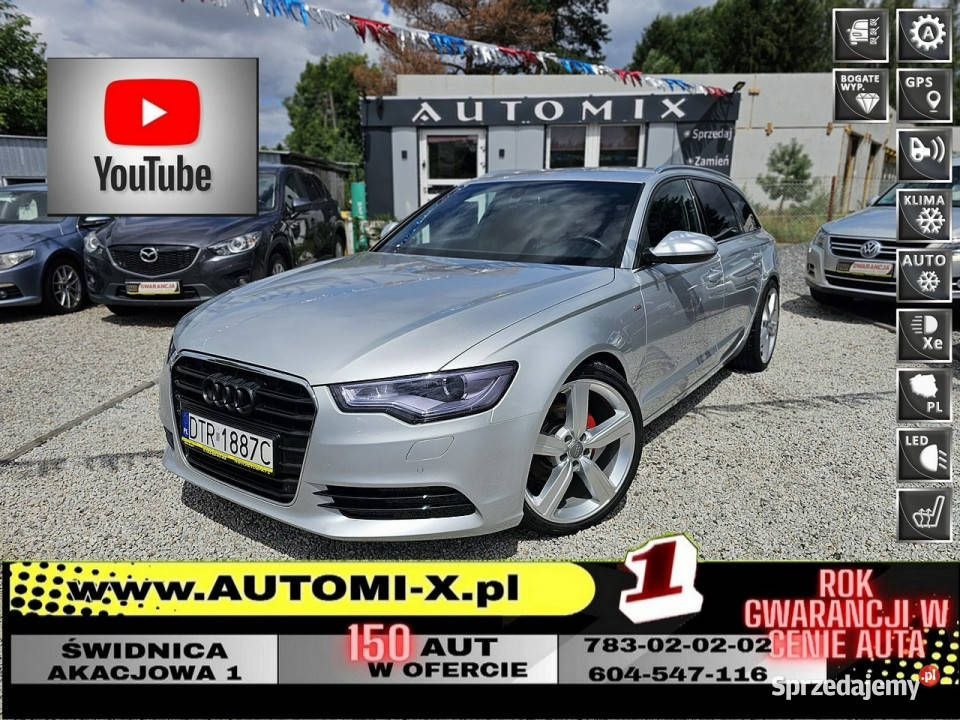 Audi A6 Avant 30 TDI AutomatN RozrządSkóraSLINE 4/5 Świdnica