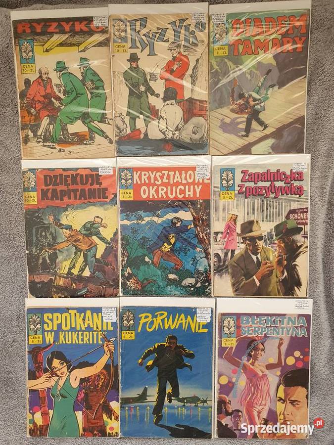 Kapitan Żbik zestaw 45 komiksów wydanie 1