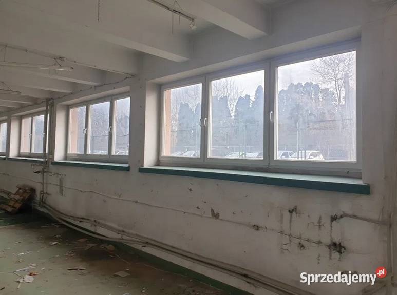 Okno pcv 345 x 145 3450 x 1450 witryna Warszawa