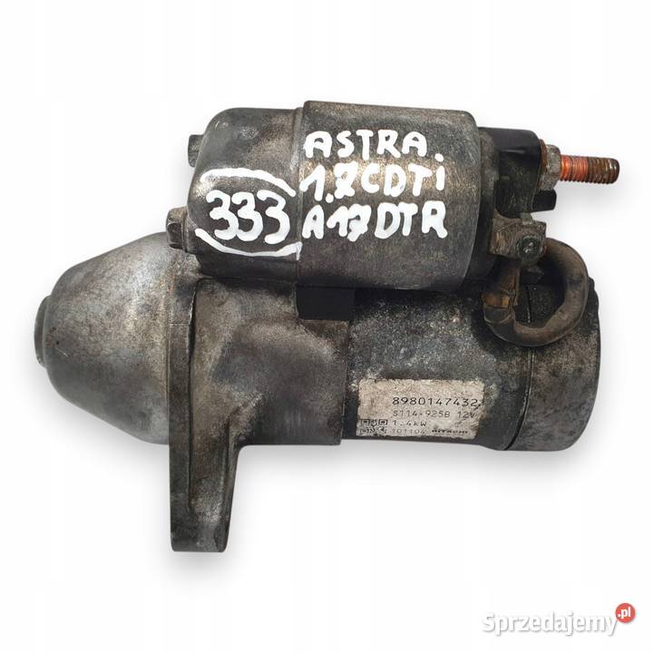 ROZRUSZNIK Opel Meriva B Astra J 17 CDTI Części samochodowe